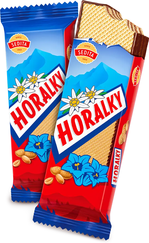 Oplatka Horalky v řezu
